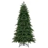 Hivvago Pre-lit Artificial Christmas Tree With 11 Lighting Modes - Holiday Tree With Sturdy Metal Stand 6 Ft In Green
