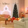 Hivvago Pre-lit Christmas Halloween Tree With Pvc Branch Tips And Warm White Lights-6 Ft