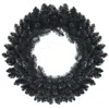 Hivvago Pre-lit Halloween Wreath With 35 Purple Led Lights