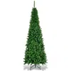 Hivvago Pvc Artificial Slim Pencil Christmas Tree-9 Feet