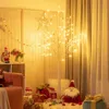 Hivvago Pre-lit White Twig Birch Tree For Christmas Holiday With Led Lights-6 Ft
