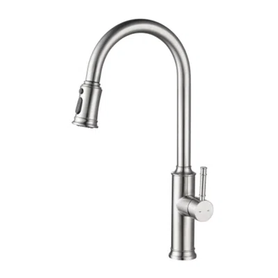 Hivvago Pull Out Sprayer Kitchen Faucet - Brushed Nickel