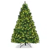 Hivvago Pvc Artificial Christmas Tree With Led Lights