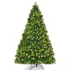 Hivvago Pvc Artificial Christmas Tree With Led Lights