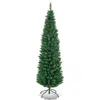 Hivvago Pvc Artificial Slim Pencil Christmas Tree-5 Feet