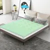 Hivvago Queen Size 3-inch Thick Green Ergonomic Breathable Air Foam Mattress Topper In Green
