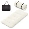 Hivvago Queen/king/twin/full Futon Mattress Floor Sleeping Pad With Washable Cover Beige-twin Size