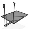Hivvago Railing Folding Table With 5-level Adjustable Heights
