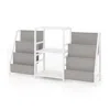 Hivvago Record Player Stand For Up To 200 Albums Turntable Display Stand With 3 Shelves