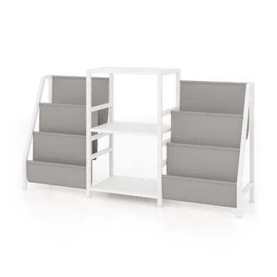 Hivvago Record Player Stand For Up To 200 Albums Turntable Display Stand With 3 Shelves