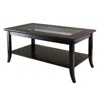 Hivvago Rectangular Coffee Table Espresso
