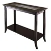 Hivvago Rectangular Console Table Espresso