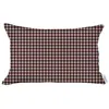 Hivvago Red Houndstooth Lumbar Throw Pillow In Multi