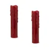 Hivvago Red Led Dripping Wax Designer Candle With Remote (set Of 2)