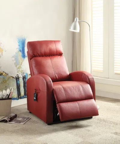 Hivvago Ricardo Recliner With Power Lift, Red