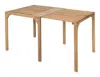 Hivvago Riviera Extendable Dining Table Natural In Brown