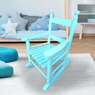 Hivvago Rocking Light Blue Children's Chair