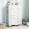 Hivvago Rolling Storage Cabinet With Universal Wheels And 5/6/7 Drawers-7-drawer