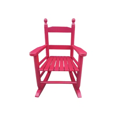 Hivvago Rose Red Children's Rocking Chair In Pink