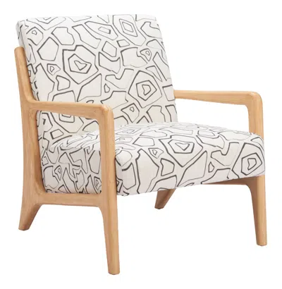 Hivvago Runa Accent Chair Beige & Natural In Brown