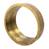 Hivvago Rustic Style Wall Mirror With Round Tray Shape Frame, Gold And Silver In Gold