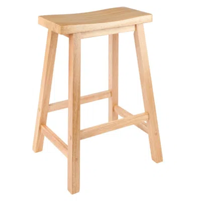 Hivvago Saddle Seat Bar Stool Natural In Neutral