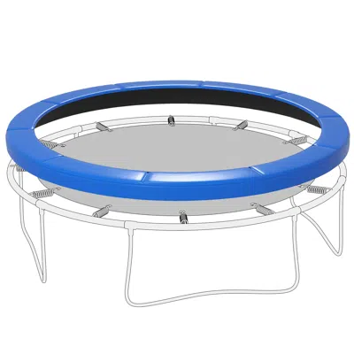 Hivvago Safety Trampoline Pad For 12ft Trampolines, Waterproof And Durable