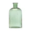 Hivvago Sage Glass Bottle Neck Vase 9"h In Green