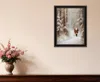 Hivvago Santa's Winter Stroll Black Framed Wall Art In Black