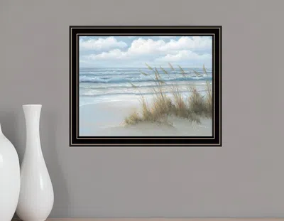 Hivvago Sea Oats Black Framed Print Wall Art