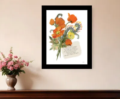 Hivvago See You Grow Black Framed Print Wall Art In Multi