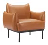 Hivvago Sekil Accent Chair Brown In Brown