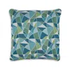 Hivvago Sery 18 Inch Accent Pillow Set Of 4, Indoor Outdoor Woven Geometric, Blue In Blue
