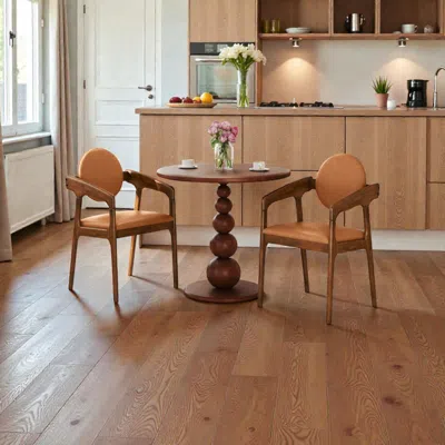 Hivvago Set Of 2 Elegant Pu Leather Dining Armchairs Crafted With Durable Wooden Frames In Brown