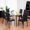 Hivvago Set Of 2 Or 6 High Back Dining Chairs-set Of 6