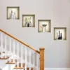 Hivvago Set Of Four Ivy Faux Niche 3d Peel And Stick Wall Decals In Multi