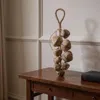 Hivvago Set Of Six Gold Metal Tabletop Sculpture In Brown