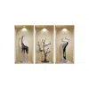 Hivvago Set Of Three Apa Faux Niche 3d Peel And Stick Wall Decals