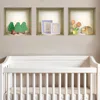 Hivvago Set Of Three Ash Faux Niche 3d Peel And Stick Wall Decals In White