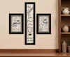Hivvago Set Of Three Come On In Black Framed Print Kitchen Wall Art In Black