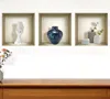 Hivvago Set Of Three Gio Faux Niche 3d Peel And Stick Wall Decals In Multi
