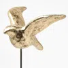 Hivvago Set Of Three Gold Bird Sculptures In Gold