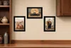 Hivvago Set Of Three Harvest Moon Black Framed Print Kitchen Wall Art In Black
