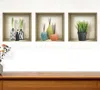 Hivvago Set Of Three Joy Faux Niche 3d Peel And Stick Wall Decals