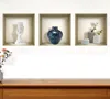 Hivvago Set Of Three Gio Faux Niche 3d Peel And Stick Wall Decals In Multi