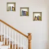 Hivvago Set Of Three Tina Niche 3d Square Peel And Stick Wall Decals