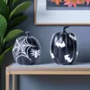 Hivvago Set Of Two Black And White Polyresin Tabletop Sculpture In Black