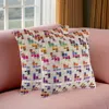 Hivvago Set Of Two Brown Eclectic Cotton Throw Pillow In Multi