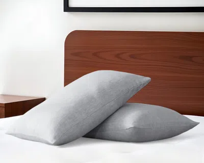 Hivvago Set Of Two Cloud Linen King Pillowcases