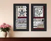 Hivvago Set Of Two Family Wisdom Black Framed Print Wall Art In Black